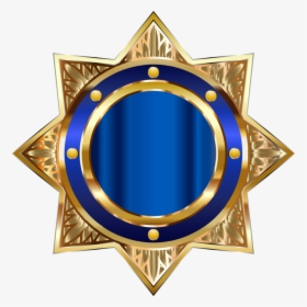 Electric Blue,emblem,shield - Badge, HD Png Download, Free Download