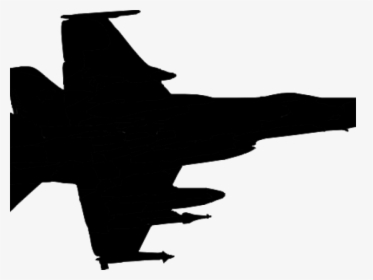 Jet Fighter Clipart F22 - Air Force Plane Silhouette, HD Png Download, Free Download