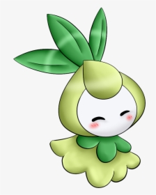 Green Pokemon With Leafs On Head, HD Png Download, Free Download