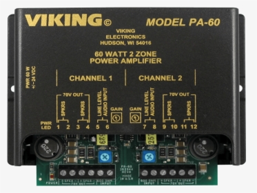 Paging Amplifier For Paging System - Viking Amplifier, HD Png Download, Free Download