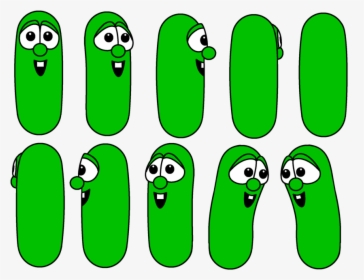 Transparent Cucumber Clipart - Larry The Cucumber Drawing, HD Png Download, Free Download