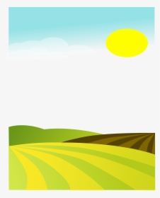 Farm Land Clipart Transparent, HD Png Download - kindpng