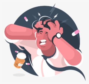 Headache Illustration, HD Png Download, Free Download