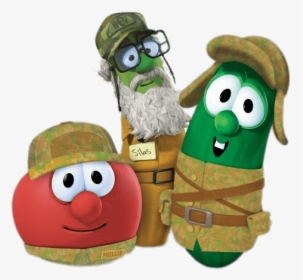 Veggietales Bob, Larry And Archibald - Uncle Si Veggie Tales, HD Png Download, Free Download