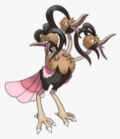 Pokemon Dodrio Mega Evolution, HD Png Download, Free Download