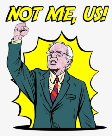 Transparent Bernie Sanders 2016 Png - Bernie As Superhero, Png Download, Free Download