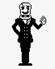 Pixel Character Black And White, HD Png Download, Free Download