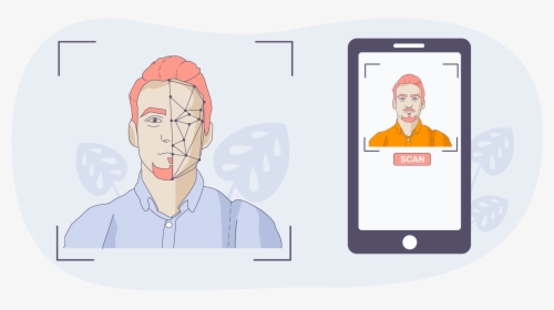 08 Face Recognition - Illustration, HD Png Download, Free Download