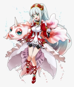 Goldeen And Lailah Drawn By Liel (andaniel) - Cartoon, HD Png Download, Free Download
