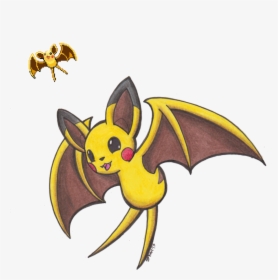 Pikachu Mammal Vertebrate Cartoon Bat Fictional Character - Pokemon Fusion Png, Transparent Png, Free Download
