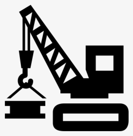 Construction Tool Vehicle With Crane Lifting Materials, HD Png Download, Free Download