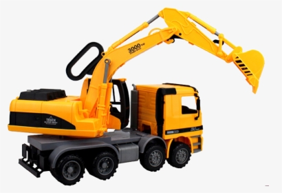 Car Crane Excavator Machine Toy - Construction Car Toys Png, Transparent Png, Free Download
