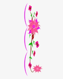 Blank Page With Flowers - Flower Page Bordere, HD Png Download, Free Download
