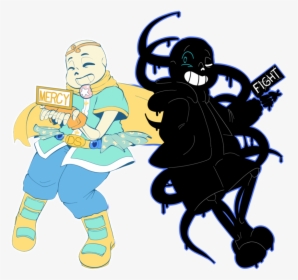 Just Felt Like Drawing Au"s The Gaster Gang Came From - Dream And Nightmare Sans, HD Png Download, Free Download
