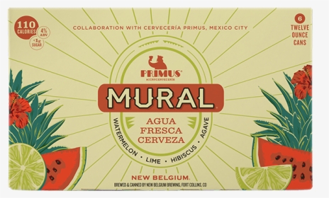 New Belgium Mural - New Belgium Mural Agua Fresca, HD Png Download, Free Download