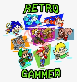 Parodia Kawai Retro Gammer, Videojuegos, Arcades, Nostalgia, - Cartoon, HD Png Download, Free Download