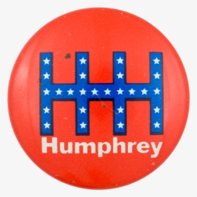 Hhh Humphrey Red Political Button Museum - Circle, HD Png Download, Free Download