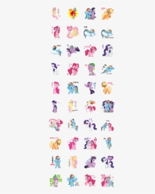 Download My Little Pony Sticker Line And Use On Whatsapp - สติ๊กเกอร์ My Little Pony, HD Png Download, Free Download