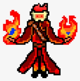 Fire Mage Pixel Art, HD Png Download, Free Download