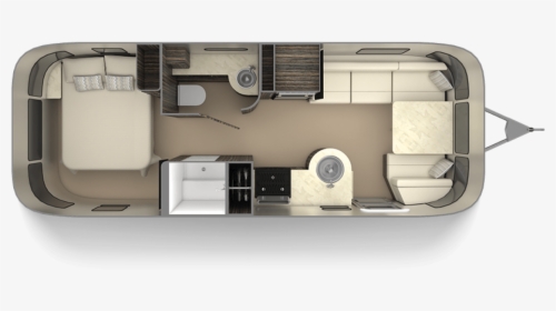 Airstream Trailer Floor Plan, HD Png Download, Free Download