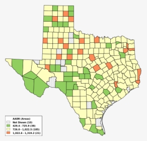 Map With Tooltips - Map Of Texas, HD Png Download, Free Download