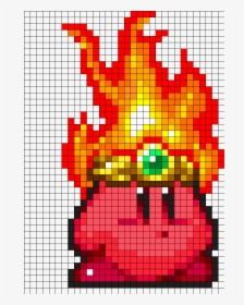 Fire Kirby Perler Bead Pattern, HD Png Download, Free Download