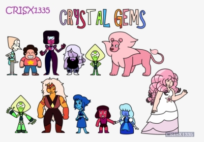 Transparent Steven Universe Pearl Png - Crystal Gems Steven Universe Characters, Png Download, Free Download