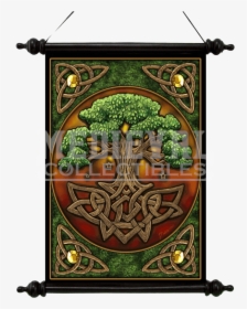 Celtic Tree Of Life Art Scroll - Celtic Tree Of Life Art, HD Png Download, Free Download