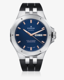 Edox Delfin Day Date Automatic, HD Png Download, Free Download
