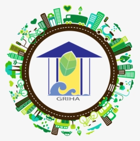 Transparent Emerald City Clipart - Griha Logo, HD Png Download, Free Download