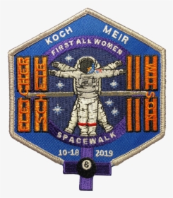 Commemorate Patch For The First All Women Space Walk - Emblem, HD Png Download, Free Download