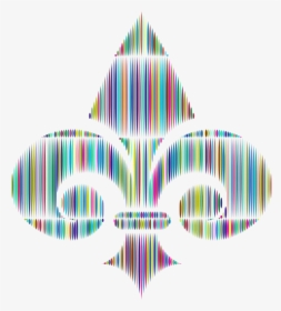 Fleur De Lis Stylized Prismatic, HD Png Download, Free Download