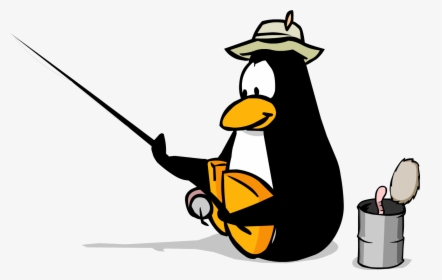 Transparent Penguin - Catching The Mullet In Club Penguin, HD Png Download, Free Download