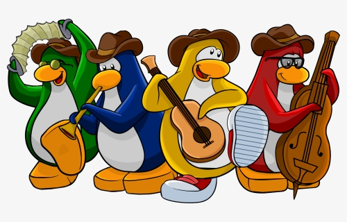 Club Penguin Rewritten Wiki - Club Penguin Penguin Band, HD Png Download, Free Download