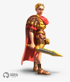 Transparent Julius Caesar Png - Rise Of Kingdoms Commanders, Png Download, Free Download