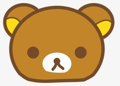 Bear, Emoji, Animal, Cartoon, Cute, Emoticon, Head - Rilakkuma Face, HD Png Download, Free Download
