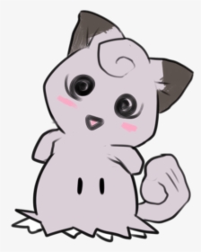 Pikachu Cat White Black Pink Mammal Small To Medium - Cartoon, HD Png Download, Free Download
