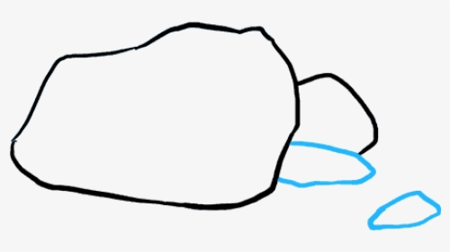 How To Draw Rocks - Line Art, HD Png Download, Free Download