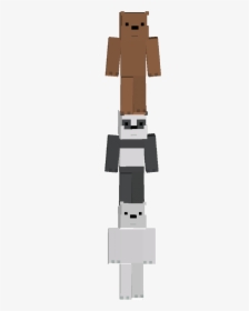 We Bare Bears Ice Bear Minecraft Skin, HD Png Download, Free Download