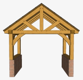 4 Post Porches Timber Frame Porches - Front Porch Png, Transparent Png, Free Download