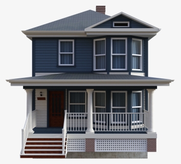 Old, House, Porch, Windows, Doors, Steps, 3d, Render - House, HD Png Download, Free Download