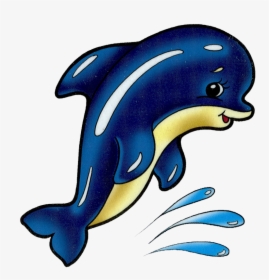 Transparent Dolphins Clipart - Delfin Bebe Dibujo, HD Png Download, Free Download
