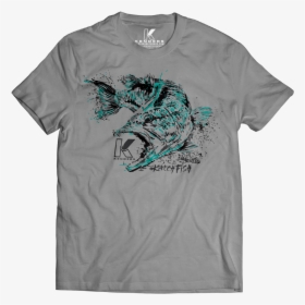 Largemouth Bass Species T-shirt Heather Grey - Camiseta Do Bob Esponja, HD Png Download, Free Download