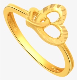 Gold Ring Designs For Females Without Stones - Pre-engagement Ring, HD Png Download, Free Download