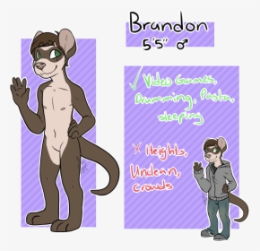 Brandon Reference - Cartoon, HD Png Download, Free Download