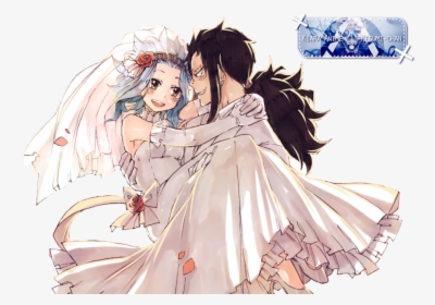 Fairy Tail Levy And Gajeel Married, HD Png Download, Free Download