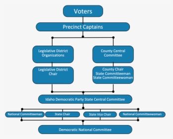 Idp Organizational Makeup - Democratic Party Organizational Chart, HD Png Download, Free Download