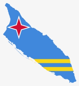 Aruba Flag Png - Aruba Flag Map, Transparent Png, Free Download