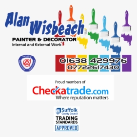 Alan Wisbeach Painting And Decorating Banner - Online Advertising, HD Png Download, Free Download