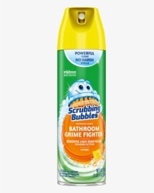 Grime Fighter Aerosol Citrus - Scrubbing Bubbles Bathroom Grime Fighter, HD Png Download, Free Download